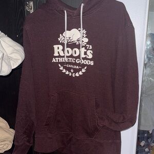Roots Burgundy Hoodie with Logo ptp22”-23”